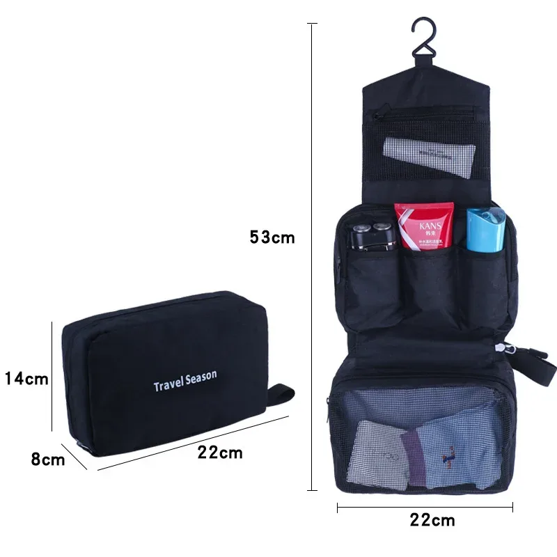 trousse de toilette de voyage suspendue pour homme, pour articles de toilette et de rasage, trousse de maquillage étanche pour femme, trousse de beauté