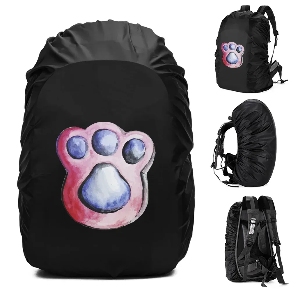 20-70l sac à dos housse de pluie housse anti-poussière pour sac arrière empreintes imprimé étanche camping randonnée sac d'escalade pour housse de pluie