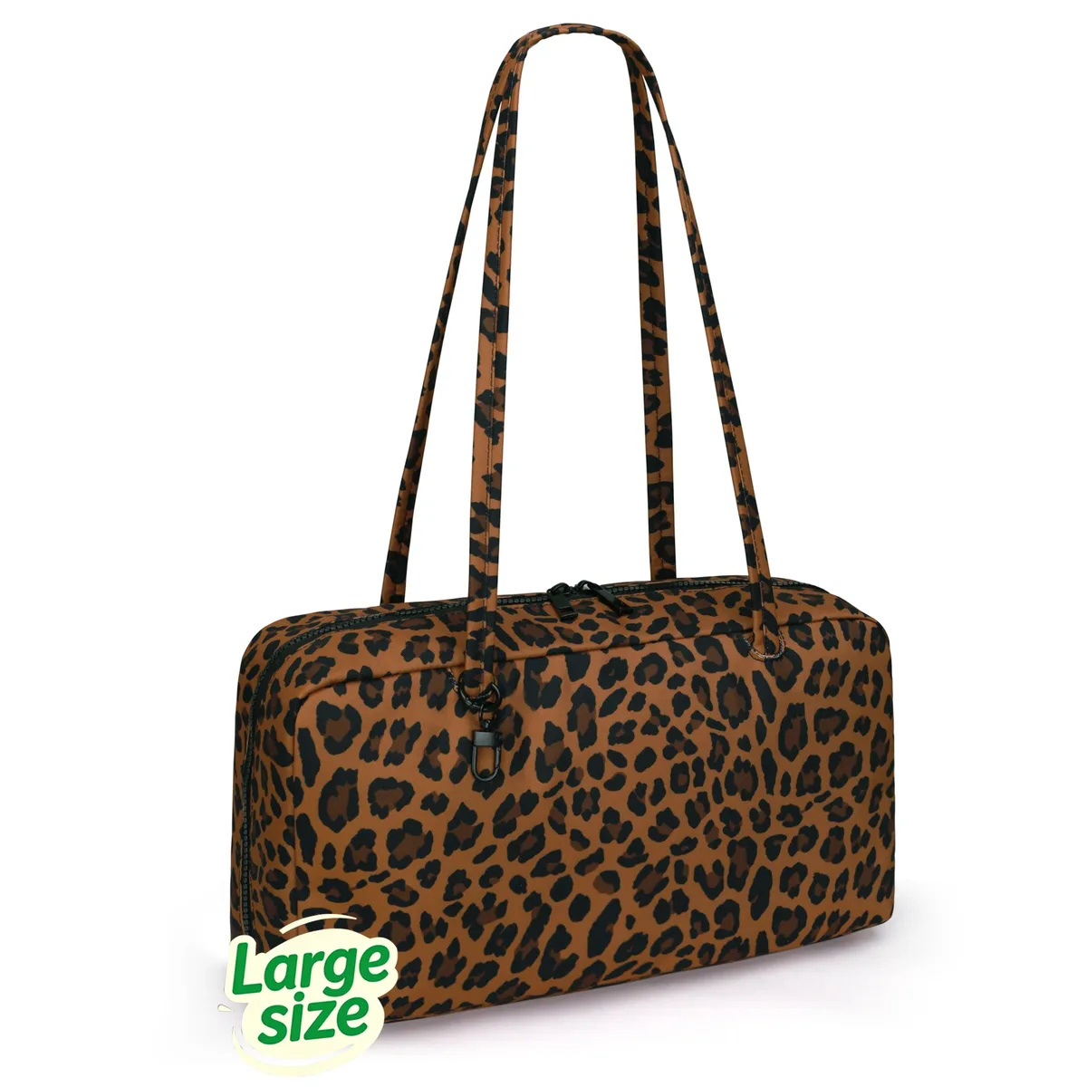sac fourre-tout en nylon, sac à bandoulière pour femme avec clip porte-clés, sac à main léger à fermeture éclair, idéal pour le travail quotidien, les voyages, la gym, cadeau pour maman
