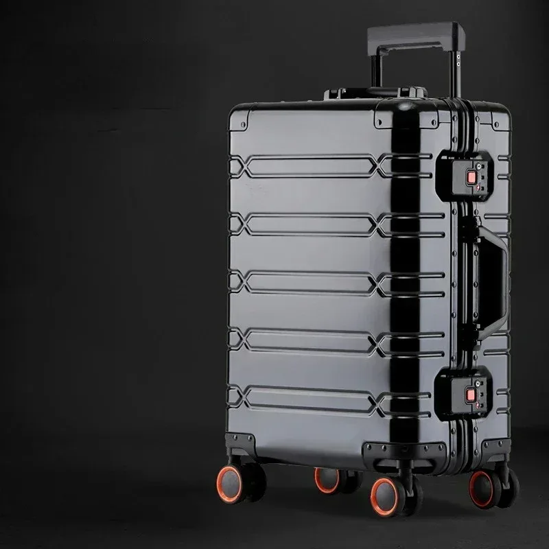 traveltrolley bagages 20 ''valise de cabine à main sacs de voyage bagages roulants valise de voyage en alliage d'aluminium-magnésium