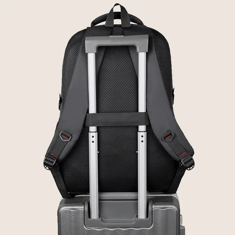 sac à dos pour ordinateur portable grande capacité - sac à dos unisexe durable, imperméable et élégant avec des poches pratiques - idéal pour l'école et les voyages