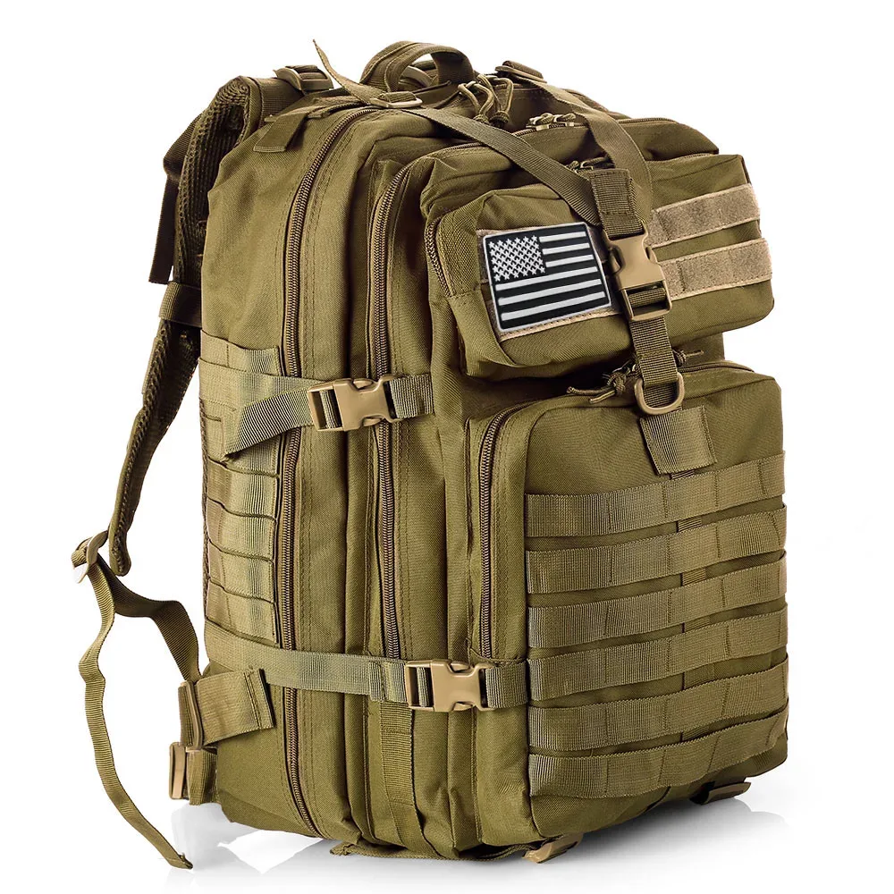 sac dos oxford université camouflage multicolore bandes marron vert taille grande capacité voyage sport