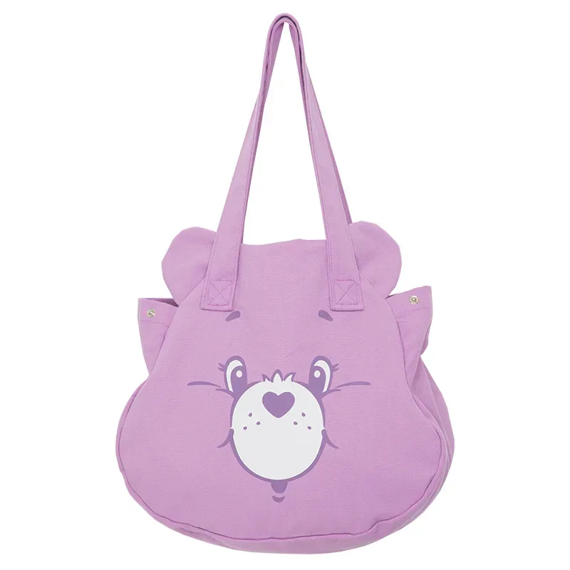 sac fourre-tout personnalisé pour femmes, filles, étudiant, personnalisé votre nom, sac en toile initié, sacs à main à bandoulière ours mignon, fourre-tout décontracté
