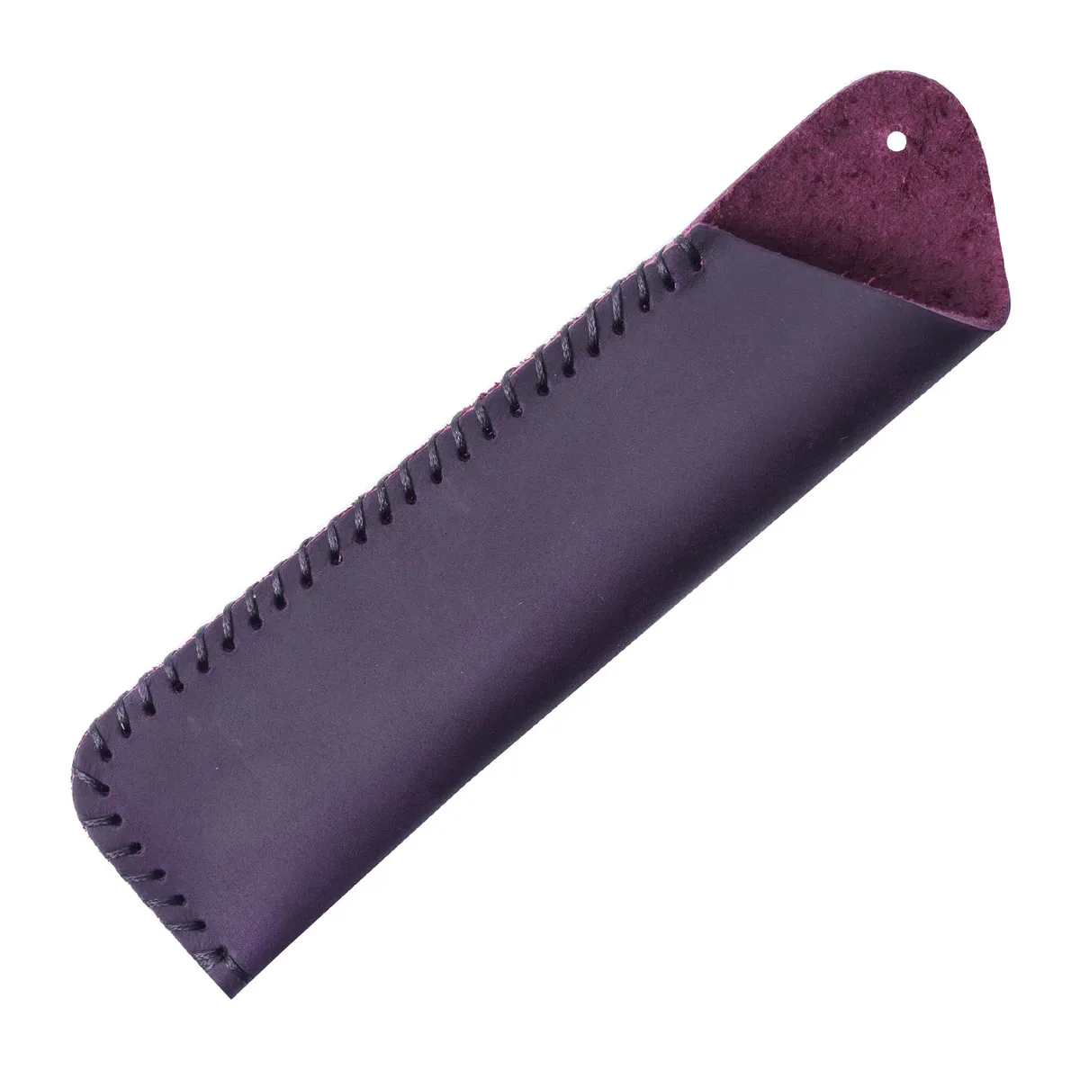 étui à stylos en cuir véritable fait main, cadeau créatif, style rétro simple et personnalisé, en cuir de vachette pleine fleur, housse de protection