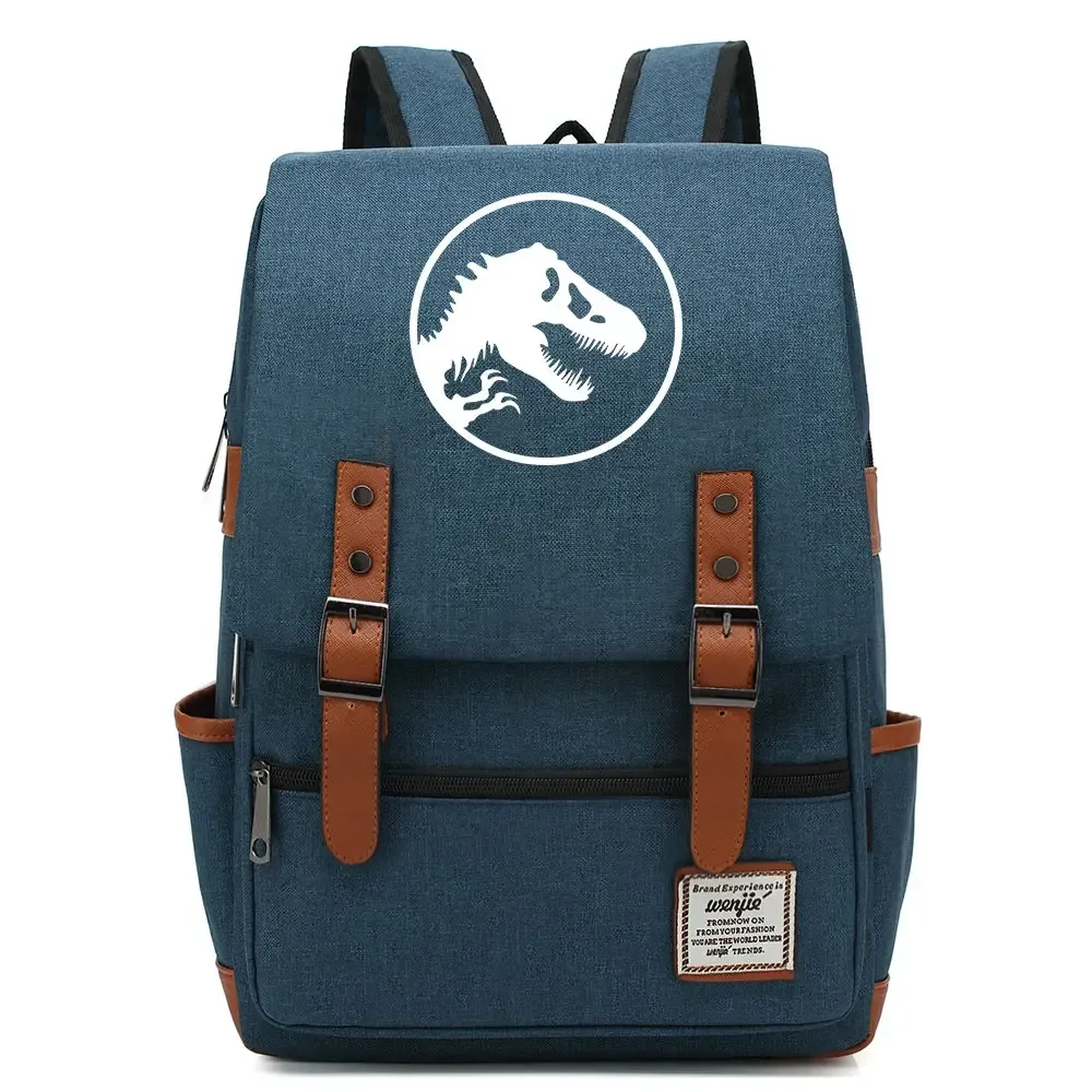 b3303 sac à dos tendance dinosaure jurassic park world avec boucle pour enfants, adolescents, étudiants, femmes et hommes