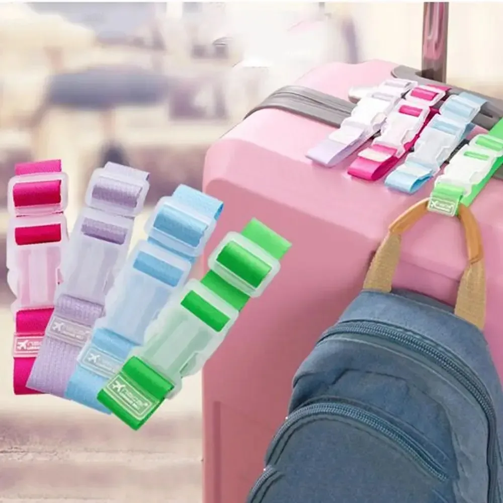 sangle de fixation anti-perte pour bagages, sangle de transport pour valise, crochet de suspension pour sacs de voyage