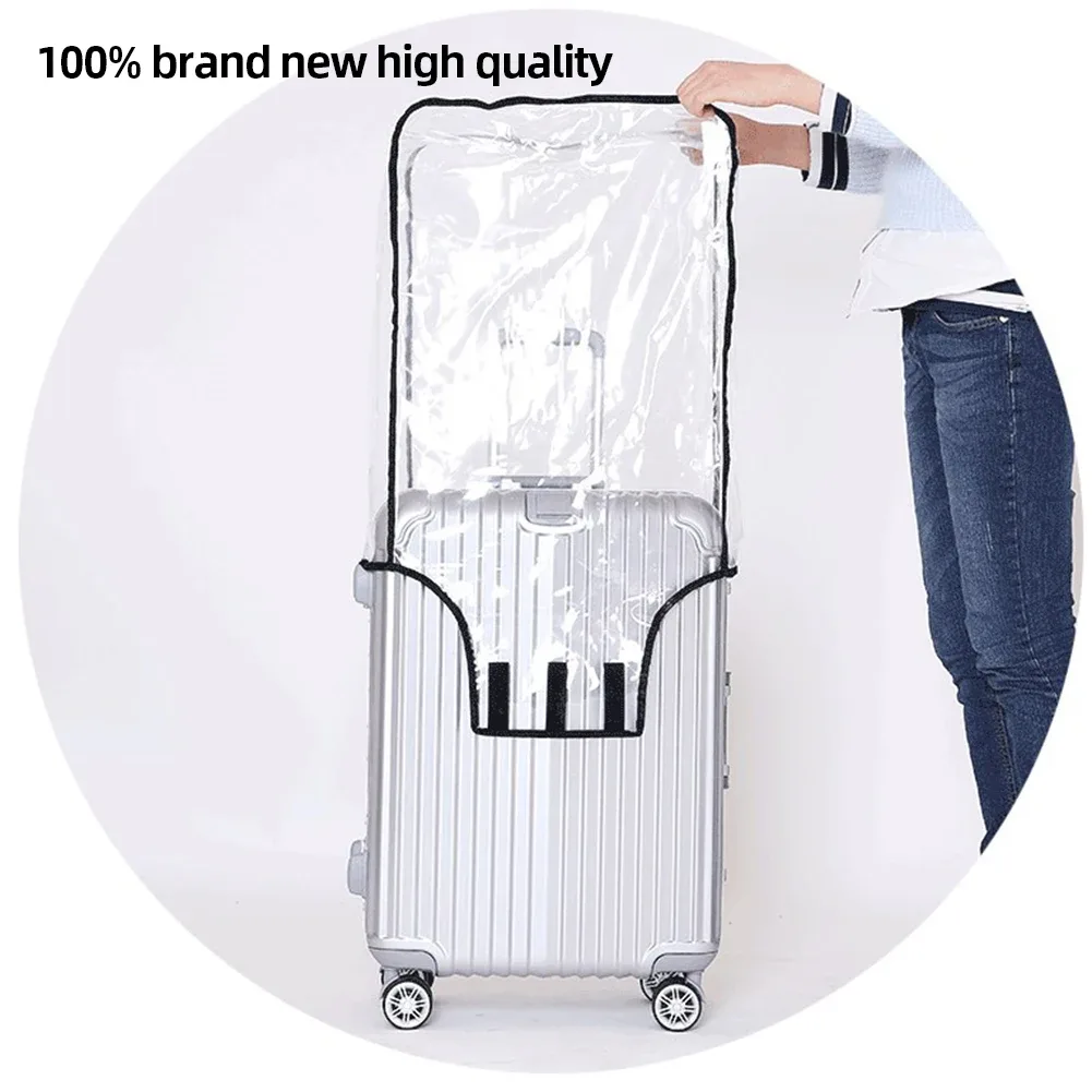 housse de protection transparente pour valise de 18 à 30 pouces, protection transparente pour bagages de voyage, accessoires de voyage en pvc imperméables pour valises à roulettes
