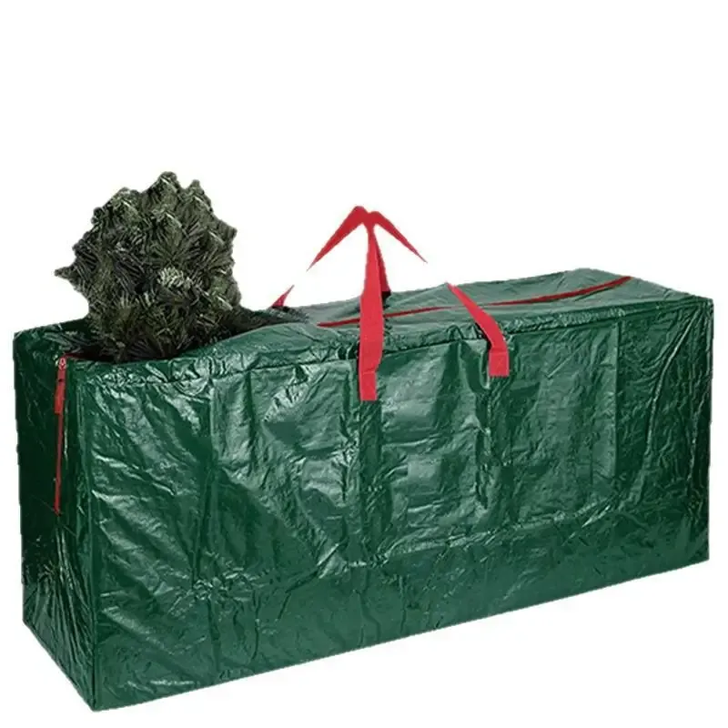 sac de rangement imperméable pour décoration de noël robuste, organisateur multifonctionnel en pe avec poignées renforcées