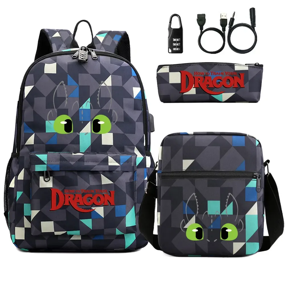 sac dos oxford université logo how to train your dragon motif dragons poche téléphone portable bandoulière arquée fermeture éclair usage enfant voyage