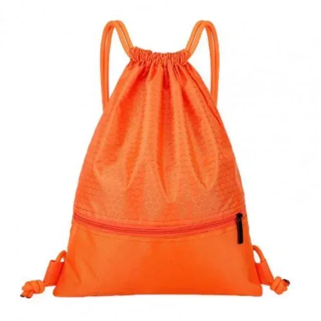 sport 5 couleurs poche à cordon sac à dos simple sac à dos de fitness pour hommes et femmes sac de basket-ball léger sac à fermeture éclair oxford