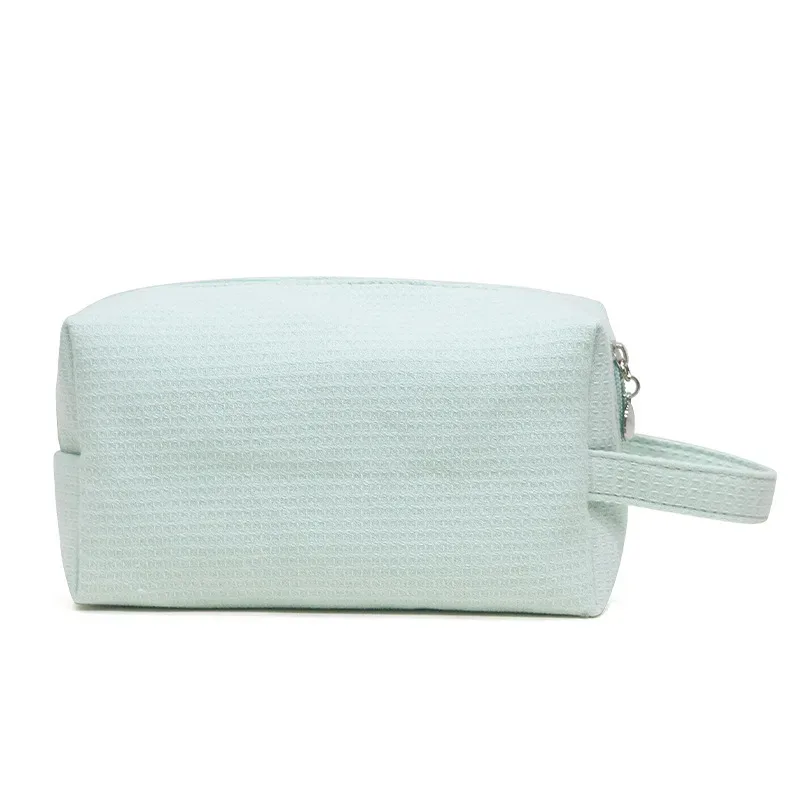 sacs à cosmétiques pour femmes, couleur unie, sacs de maquillage en coton doux japonais harajuku, sacs de voyage portables compacts de grande capacité
