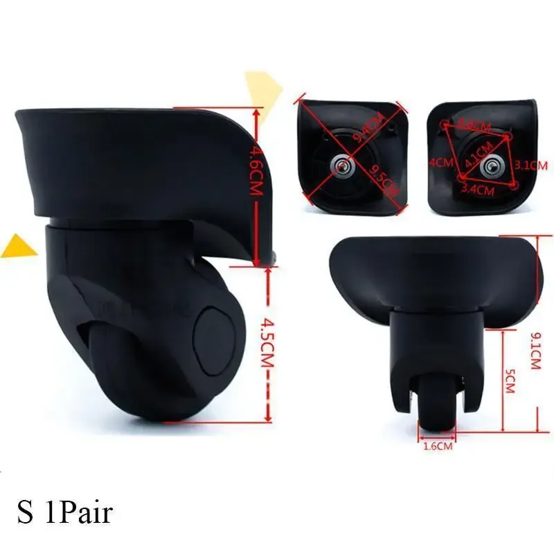 roue remplacement caoutchouc silencieuse résistante usure gris noir valises accessoire voyage réparation sangles poignées