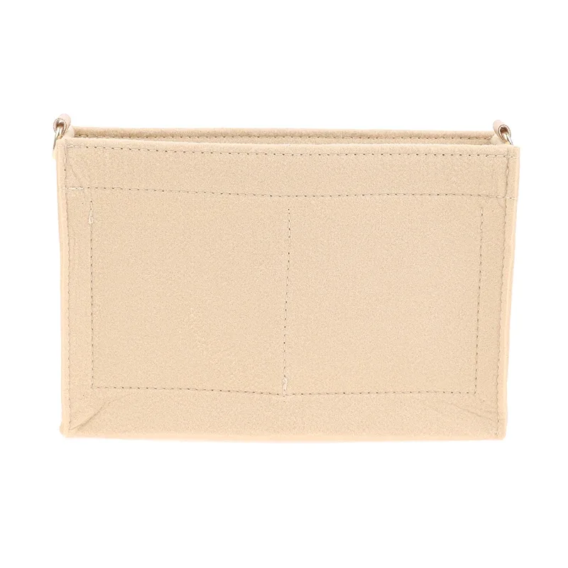 organisateur de sac à main 19/26 avec anneau en d, insert de luxe 26 pour trousse de toilette, organisateur de maquillage avec chaîne pour pochette de toilette