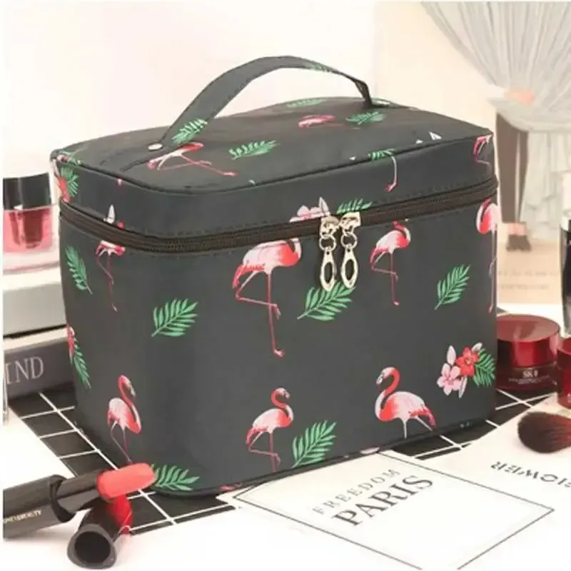 sac de rangement de maquillage à main, étanche, portable, multifonctionnel, organisateur de nettoyage de cosmétiques de voyage, vitrine de bijoux