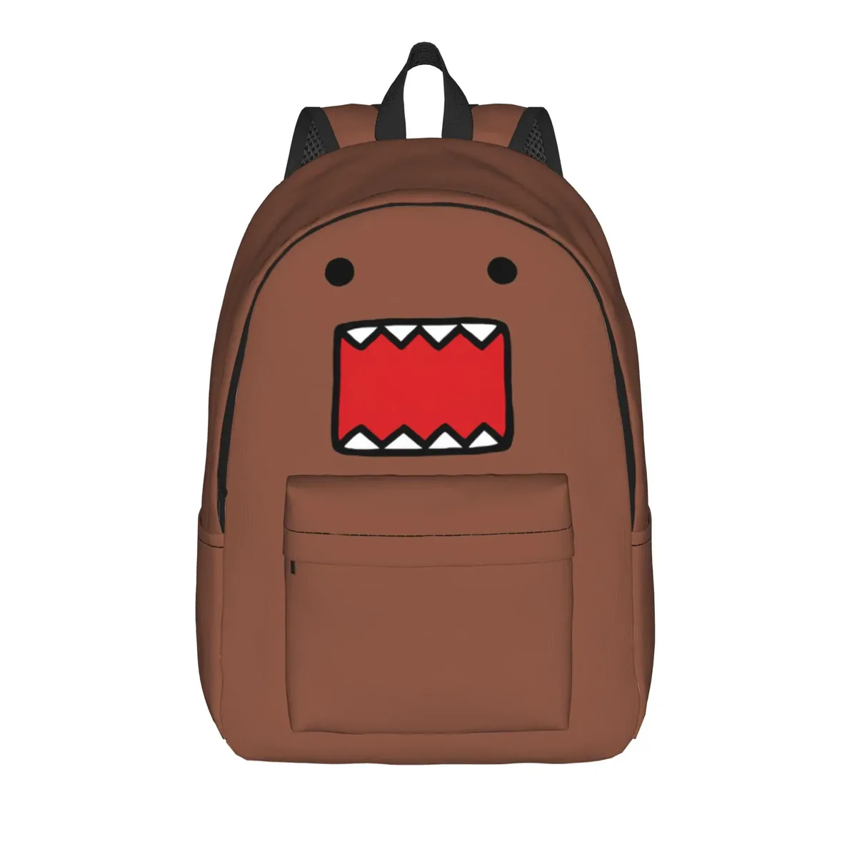 sac à dos meme domo kun pour adolescents, durable, pour étudiants, randonnée, voyage, sac à dos de jour avec motif de poupée anime, pour hommes et femmes, sacs en toile pour ordinateur portable