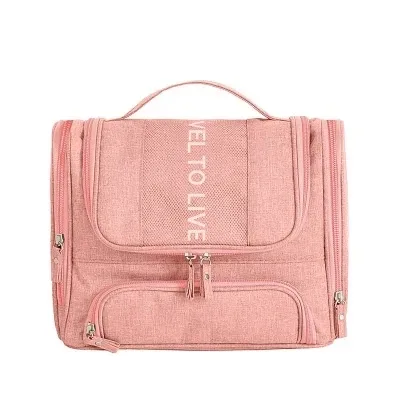 sac à cosmétiques suspendu étanche pour hommes, organisateur de voyage, trousse de maquillage pour femmes, trousse de maquillage nécessaire, trousse de toilette pour lavage humide et sec