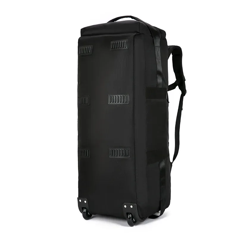 sac à dos de voyage à roulettes de grande capacité pour hommes, sac d'enregistrement, valise à roulettes pliable, bagage à roulettes oxford