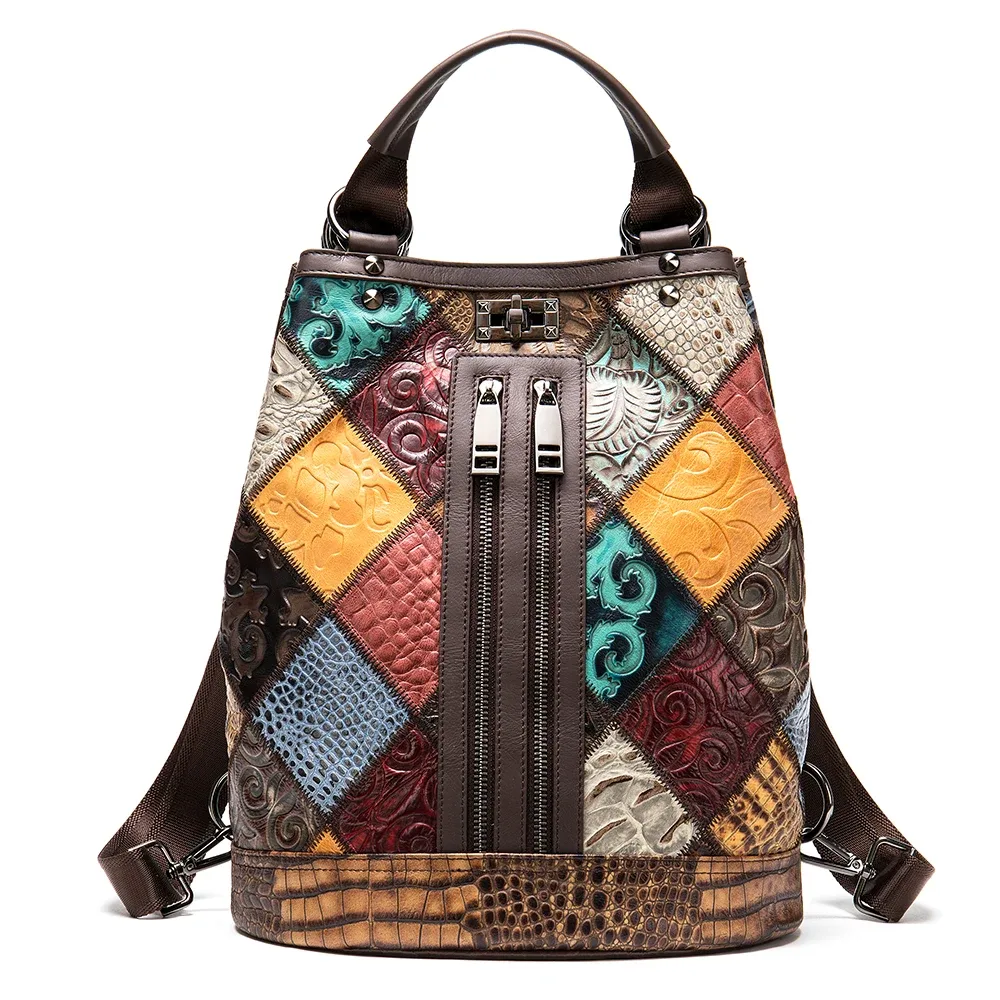 westal-sac à dos en cuir pour femmes, sacs d'école pour filles, sacs à dos pour ordinateur portable, sac à dos de voyage, nouveau, 86343
