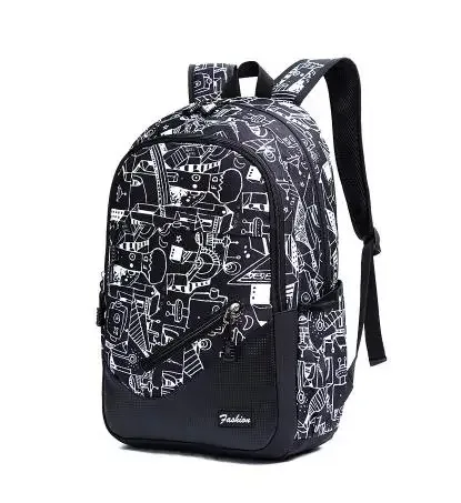 sac à dos d'école imprimé camouflage, cartable orthopédique de grande capacité pour garçons et filles, sacs à dos pour ordinateur portable, sacs d'école en nylon pour adolescents
