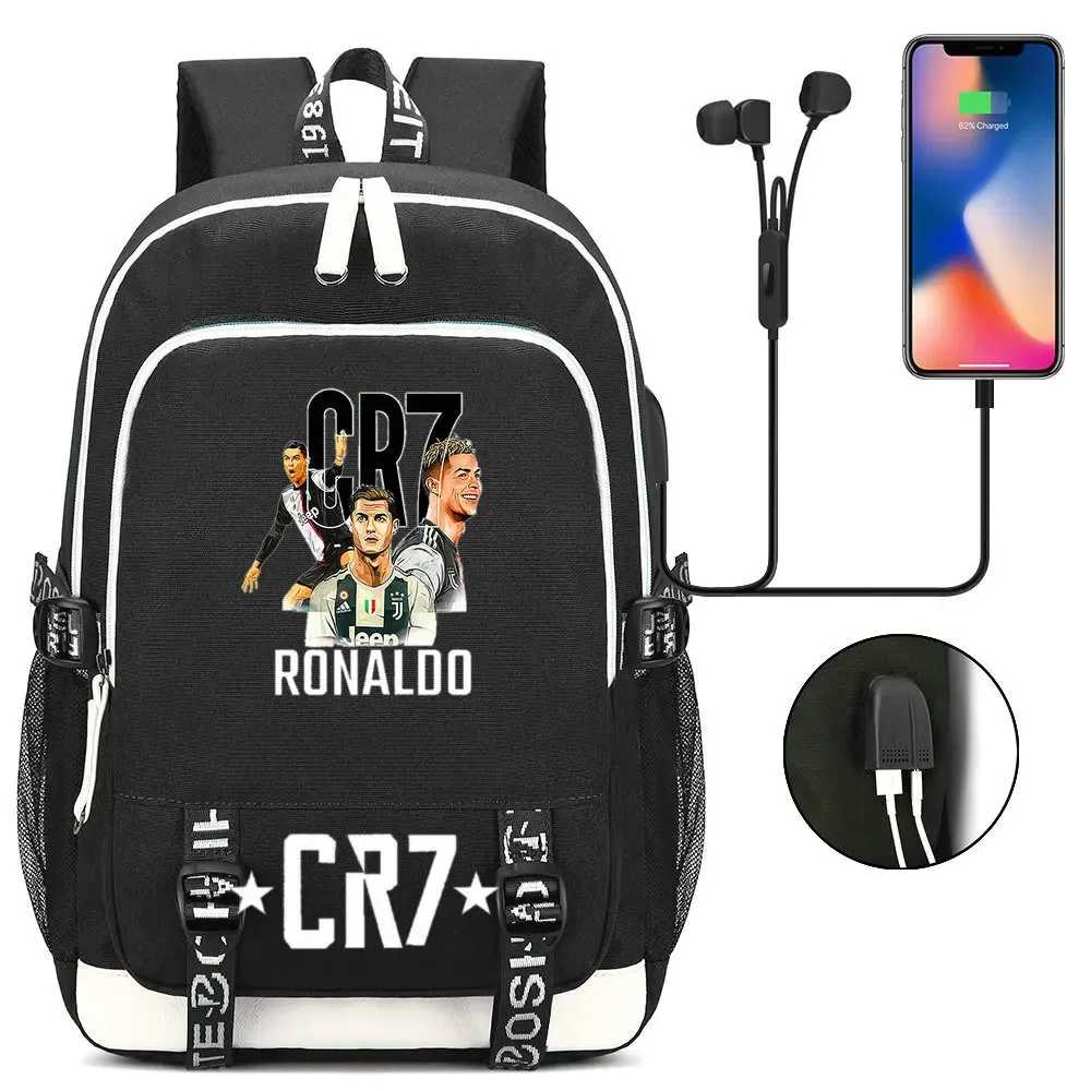 sac à dos camouflage cr7, sac d'école pour adolescents, filles, garçons, femmes, hommes, étudiants du secondaire, grand sac pour ordinateur portable, mochilas