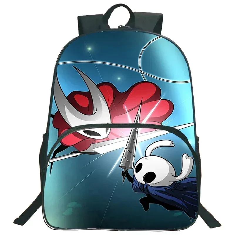 sac d'école léger sac à dos de chevalier creux jeu de dessin animé impression cartable pour enfants sac à dos de grande capacité garçons filles sac à dos de voyage