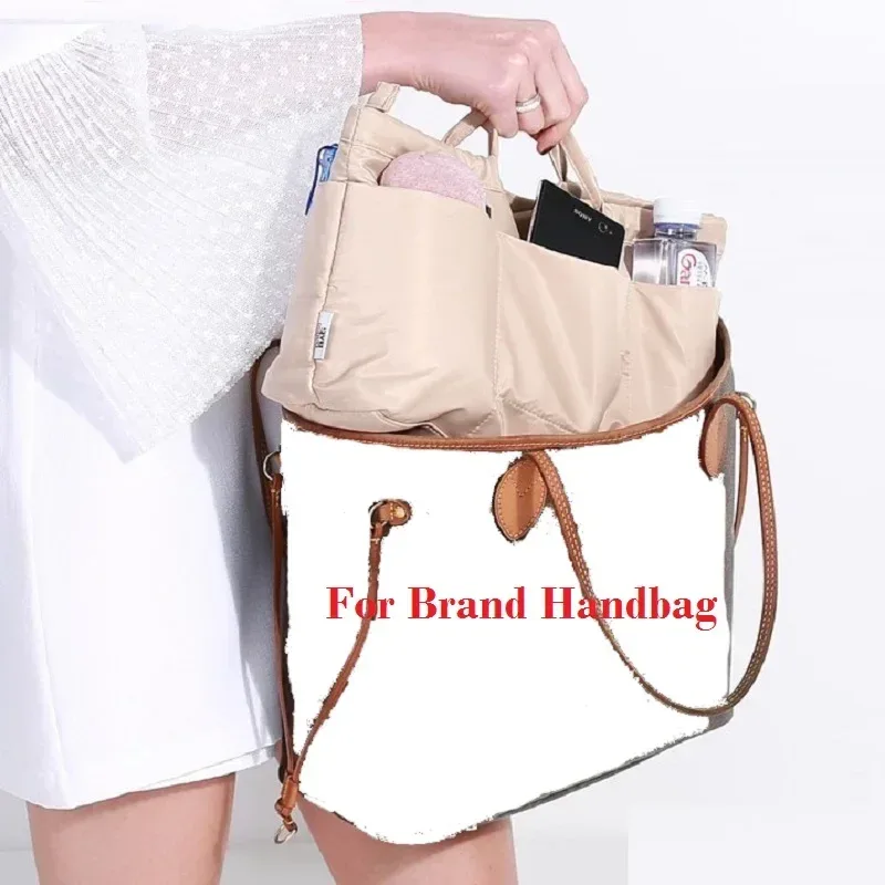luxury nylon purse organizer insert for brand tote bags
