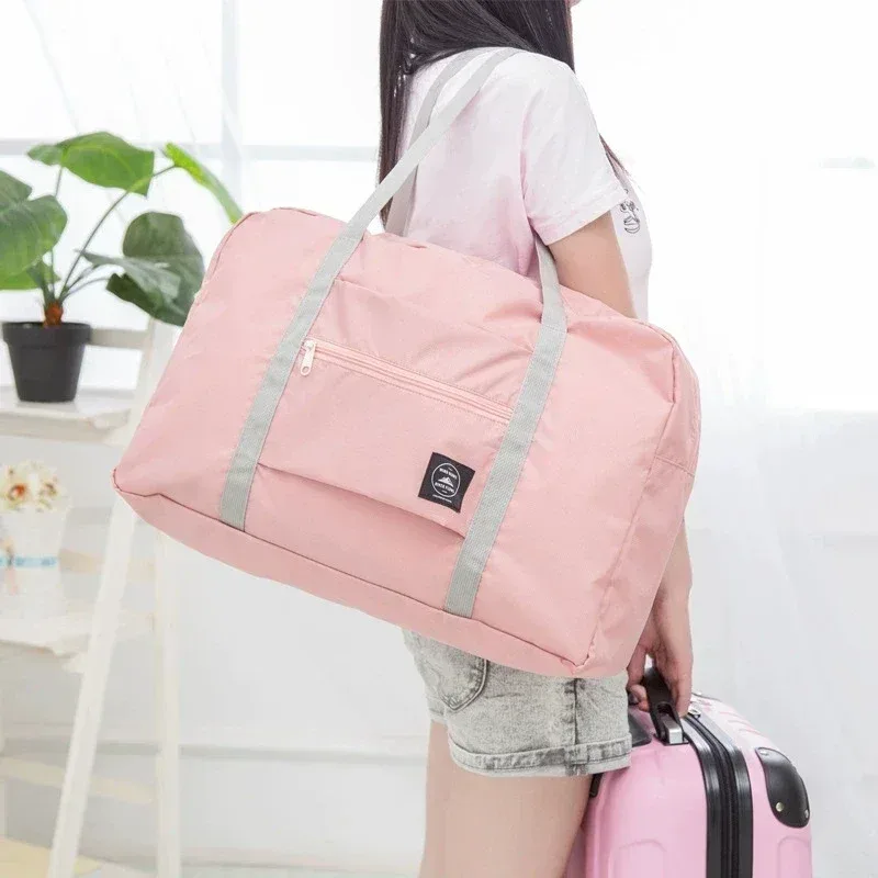 sacs de voyage pliables en nylon de grande capacité, bagages, sacs à main waterverde pour femmes et hommes, rangement de voyage, emballage de vêtements