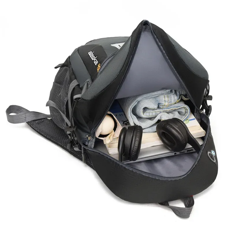 bonne qualité sac à dos pour hommes à la mode voyage sac à dos léger hommes grande capacité en plein air affaires lycée sacs à bandoulière