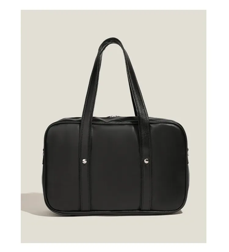 sac d'école japonais bidimensionnel pour étudiante jk, sac à dos en pu pour fille, résistant à l'usure, imperméable, sac à bandoulière messager