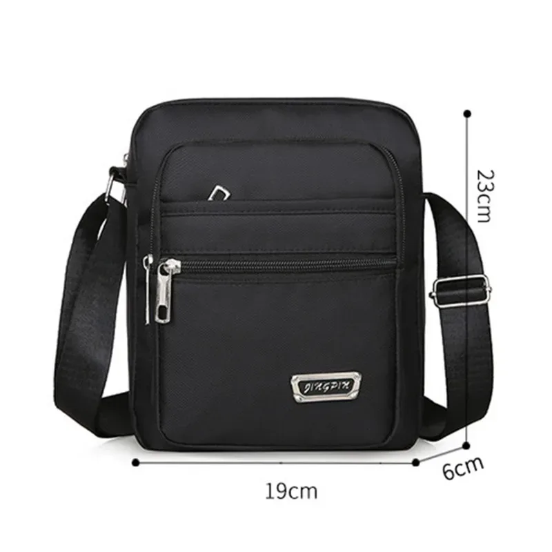 1pc sac à bandoulière pour hommes affaires loisirs grande capacité sac à main portable multicouche étanche été hommes sacs à bandoulière