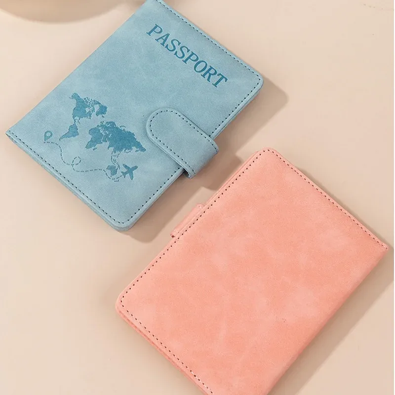 porte-passeport rfid pour voyage femme/homme, joli portefeuille de passeport avec blocage rfid, emplacements pour cartes, étui/porte-passeport rfid, portefeuille de voyage