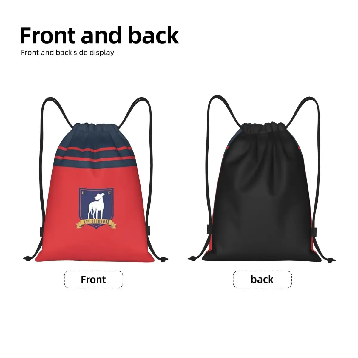 ted lasso sac à dos avec cordon de serrage sac de sport afc richmond football string sackpack pour l'exercice