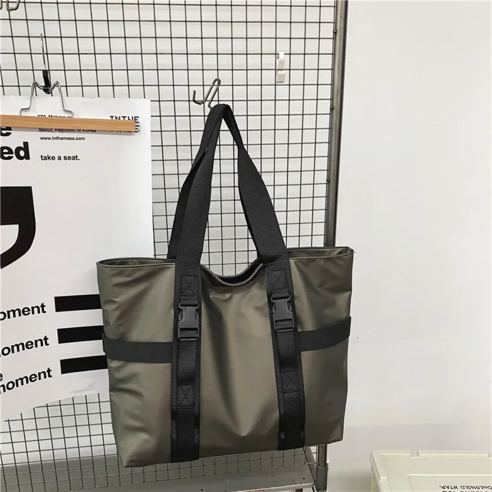 sac fourre-tout imperméable et durable pour homme, grande capacité, en tissu oxford, sac de voyage décontracté, sac de sport en nylon, streetwear