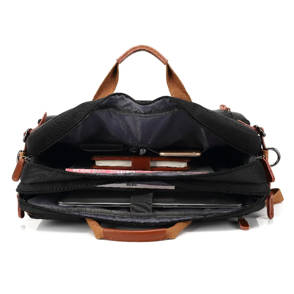 sac à main, sacoche d'affaires, sac à dos convertible, sac pour ordinateur portable 15-17 pouces, sac bandoulière, sacoche pour ordinateur portable