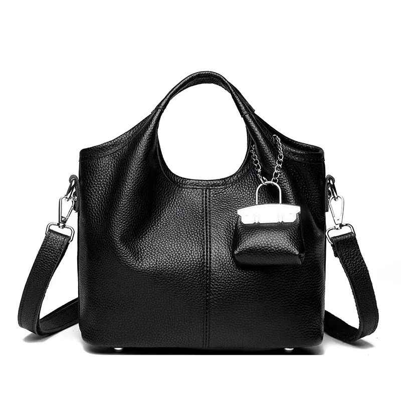 sac à main de luxe 100% cuir de vache, sac à bandoulière en cuir véritable pour femmes, sac de voyage à la mode pour loisirs
