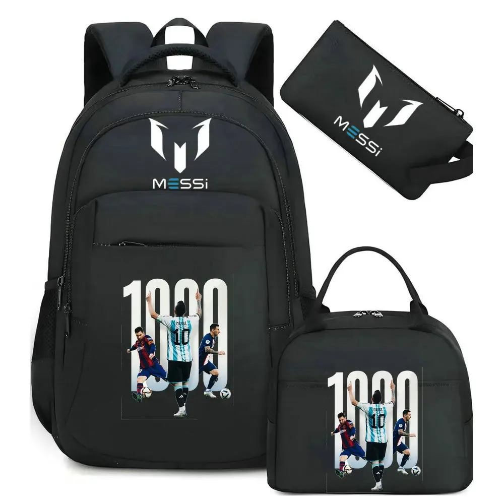sac à dos imprimé messi, sac à dos de sport, de football, décontracté, pour femmes et hommes, sacs d'école harajuku, sacs d'école pour femmes et hommes, mochilas de voyage