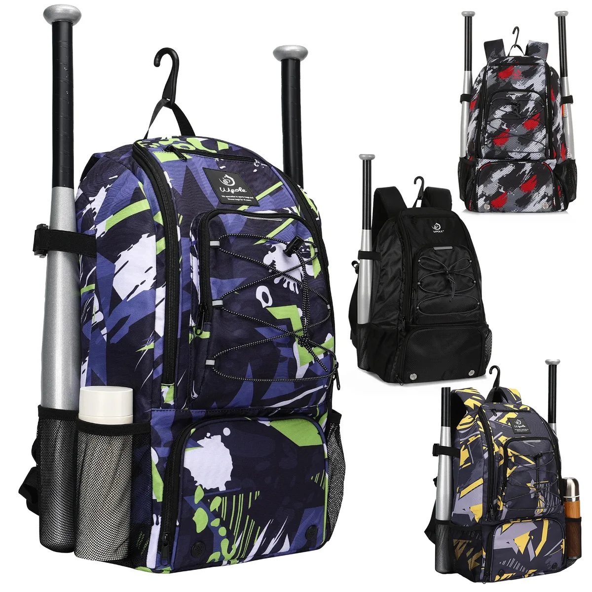 sac dos nylon homme couverture souple ceinture air bleu vert jacquet design sport usage travail loisirs