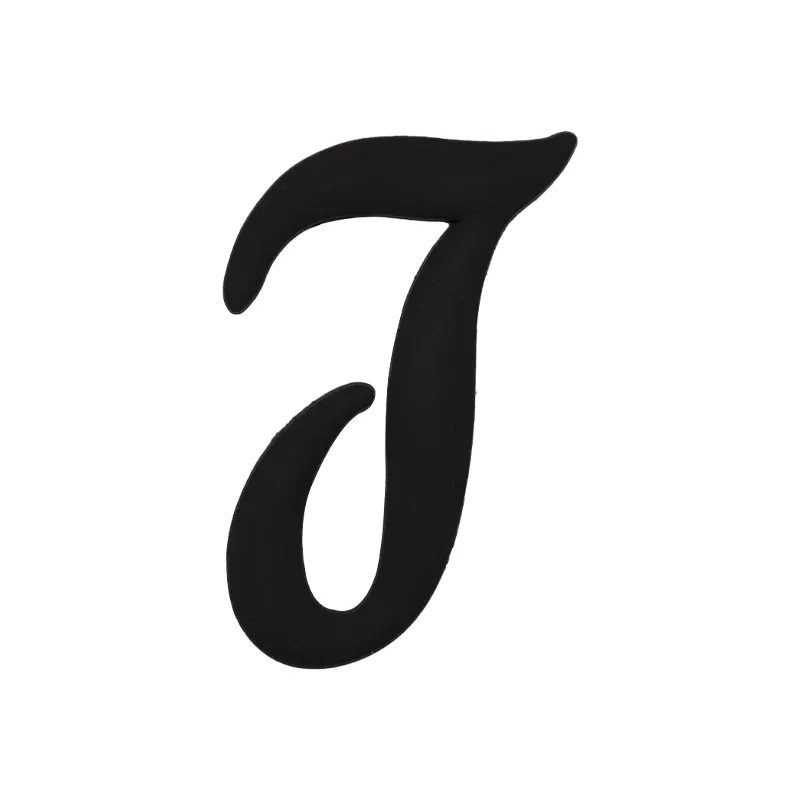 1 pièce breloque de sac à lettres noires, accessoires de mode, breloques de lettres de style latine pour sacs de plage, breloques a-z pour sacs fourre-tout