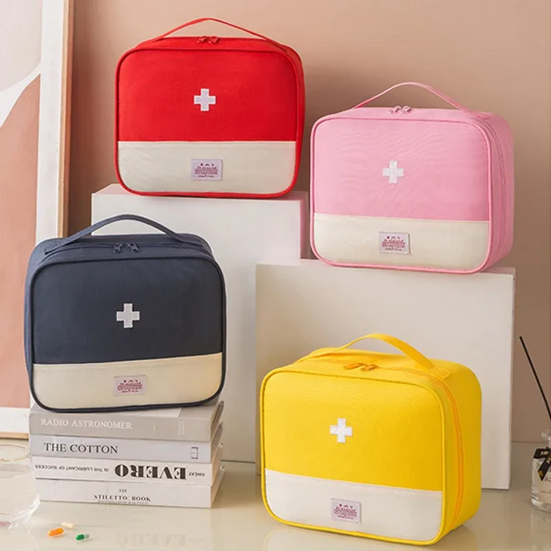 Sac à médicaments Portable de grande capacité, sac de premiers secours, sac de rangement de médicaments à domicile, sac Anti-épidémie de voyage