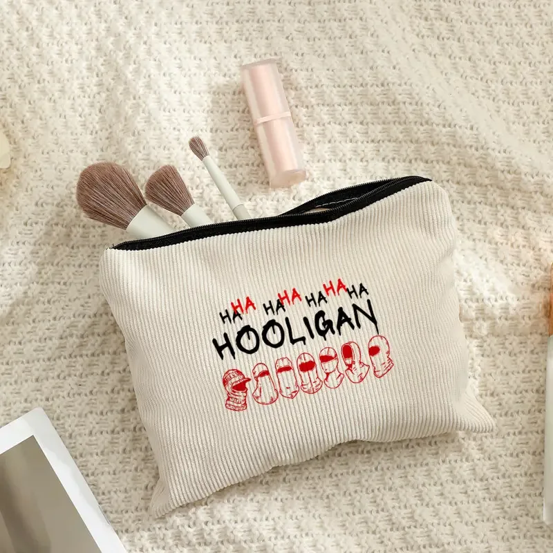 trousse de toilette en velours côtelé pour femmes, sac de rangement léger multifonctionnel, haha album arirang 2.0 world tour 2026, cadeau pour fans de kpop