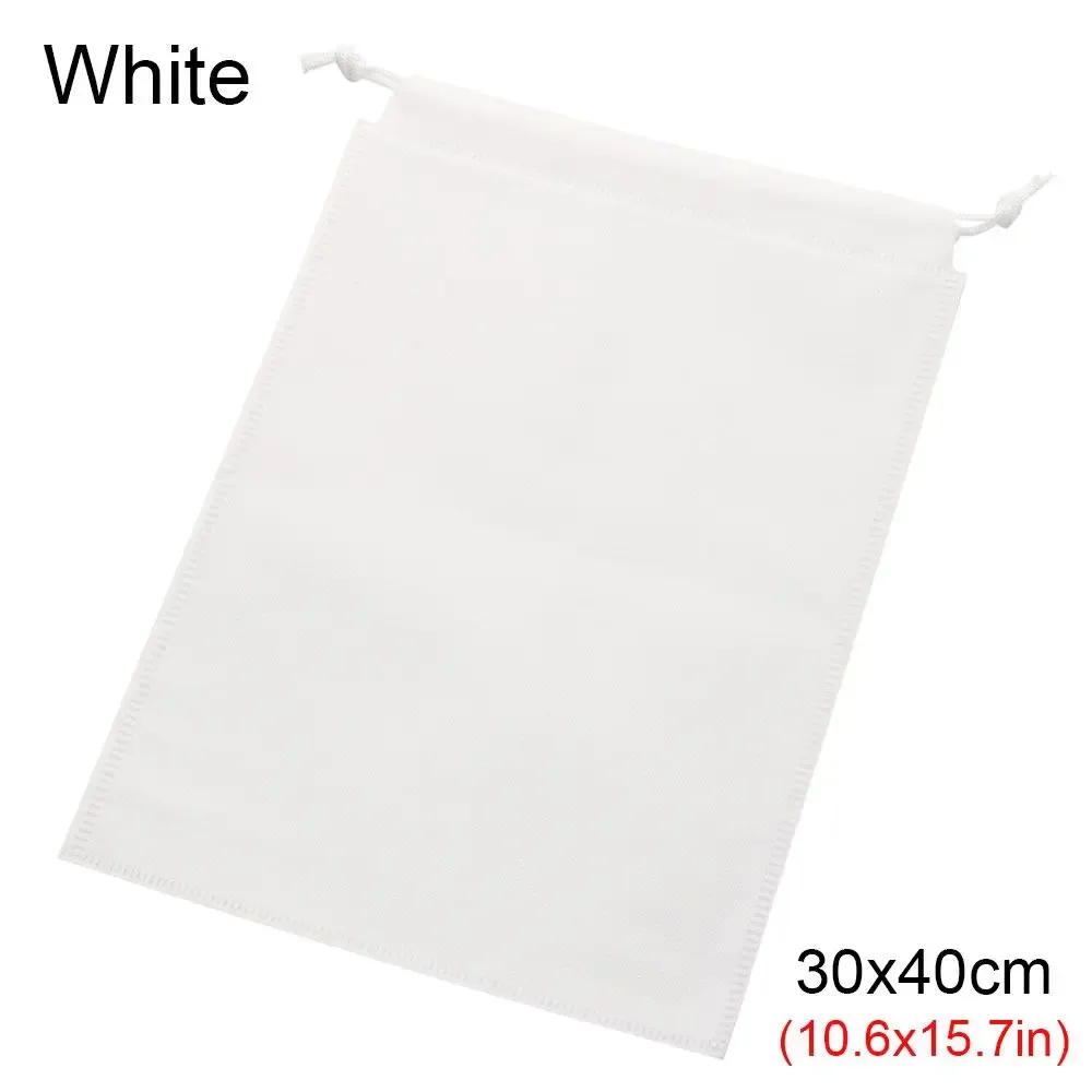 sac de rangement anti-poussière avec cordon de serrage pour voyage, sacs à cordon pour chaussures, non-tissé