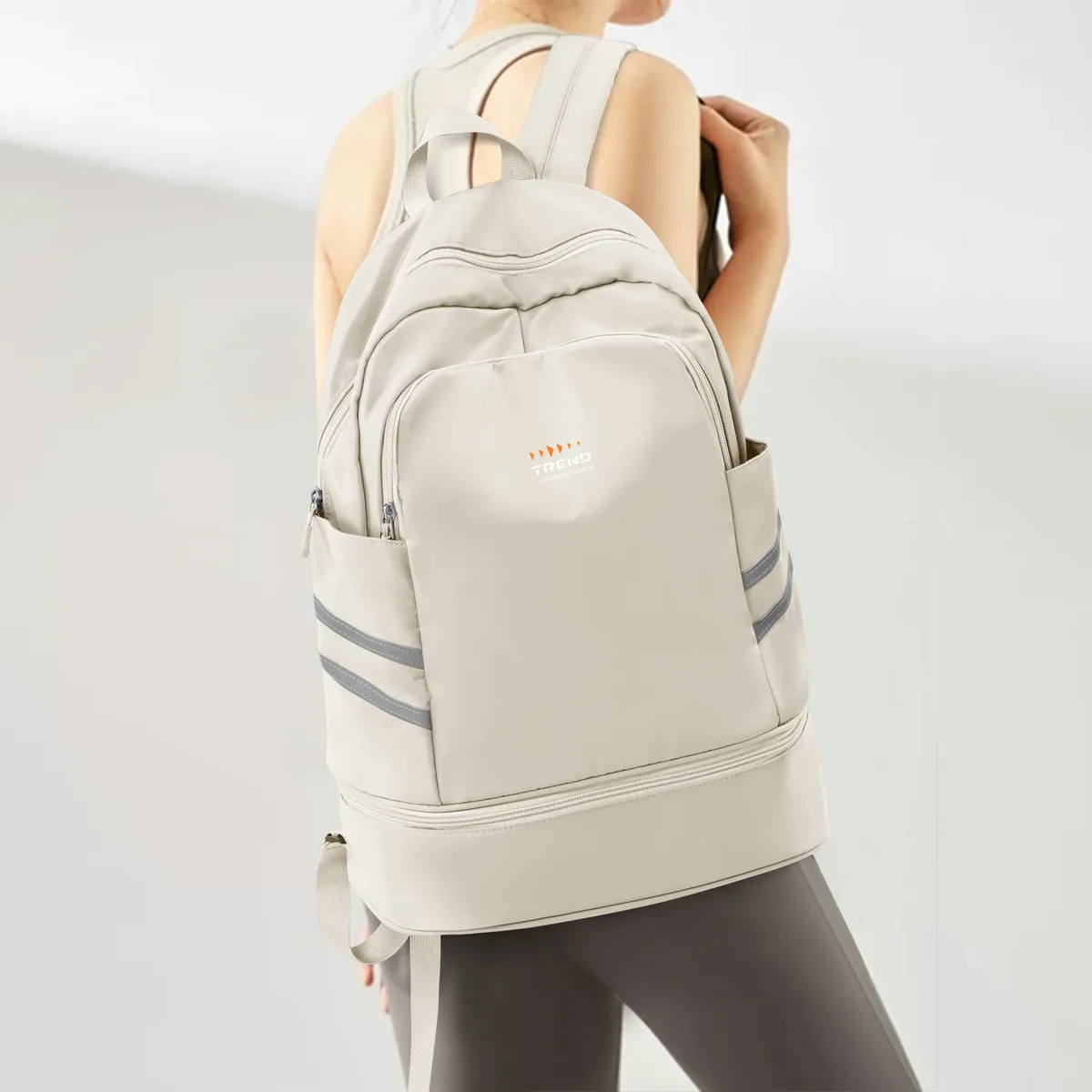 sac à dos de voyage étanche avec compartiment à chaussures pour hommes et femmes, sacs d'escalade, sac à dos de sport en nylon, sac de natation de fitness