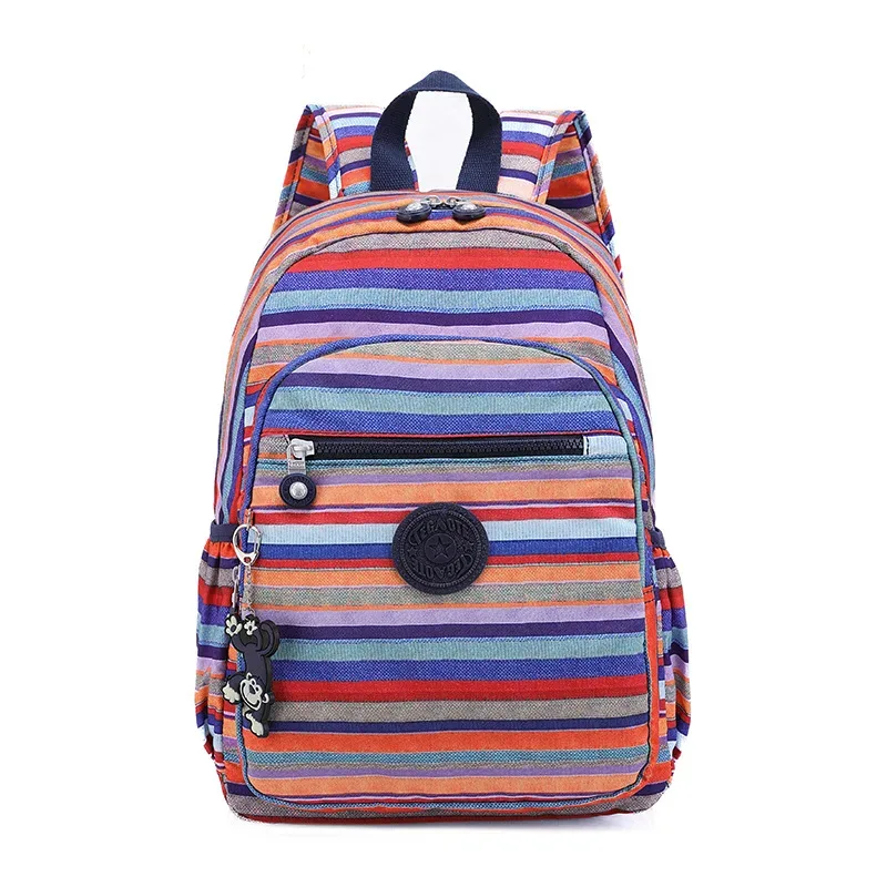 teincome ote-sac à dos d'école étanche pour fille et garçon, sac de voyage léger pour homme, 2024 nylon, motif de fleurs, mode décontractée, a4, m1318