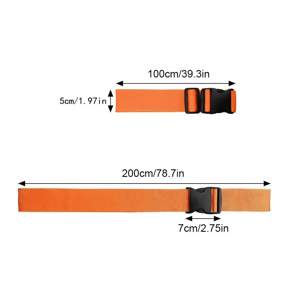 sangles de sécurité réglables pour bagages, sans mot de passe, corde d'attache anti-perte, ceinture d'emballage, sangle à boucle de bagage, ceintures de valise fixes