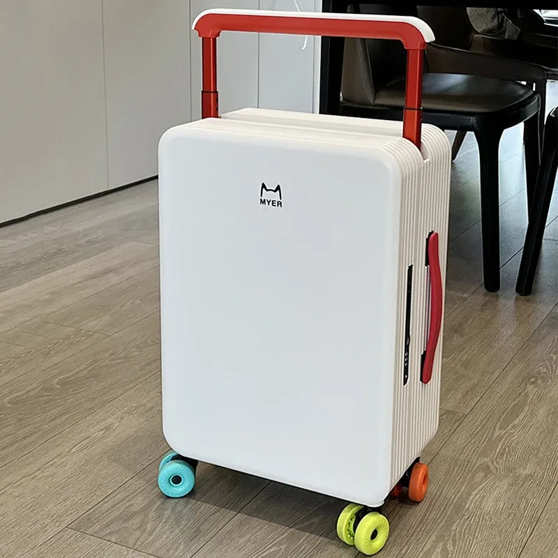klqdzms – bagages de voyage 20 "24 pouces, boîte de cabine en abs + pc, valise à roulettes de grande capacité pour femmes, valise de cabine à roulettes universelles