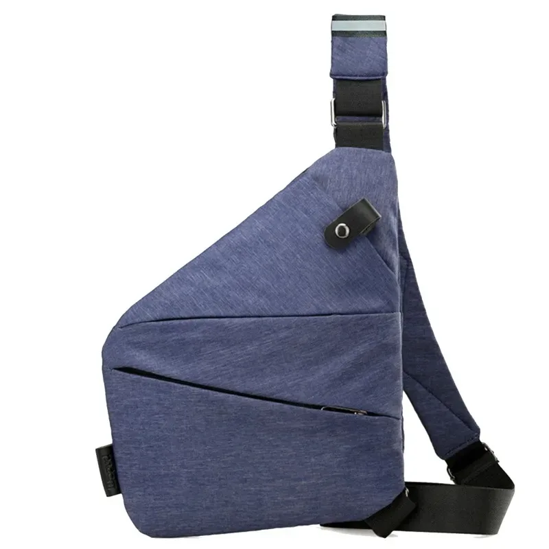 sacs de poitrine multifonctions antivol, sacs bandoulière pour hommes, sacs messager imperméables, sac banane