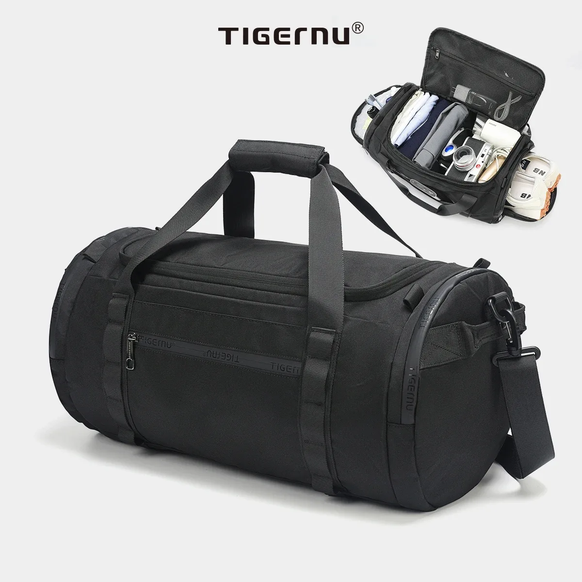 tigernu sacs de voyage pour hommes sac de sport sac de fitness étanche hommes sac portable en plein air ultraléger yoga sac de sport sac à main bandoulière