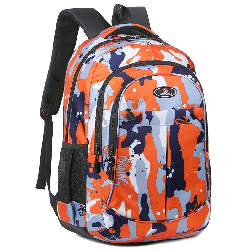 sac à dos de grande capacité pour hommes, sac de voyage en tissu nylon léger, sac d'école, sac à dos pour ordinateur portable décontracté à la mode pour hommes