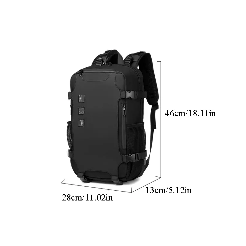 ozuko – sac à dos pour hommes, grande capacité, pour ordinateur portable de 16 pouces, chargeur usb, cartable pour adolescents, sac de voyage étanche pour hommes, mochilas
