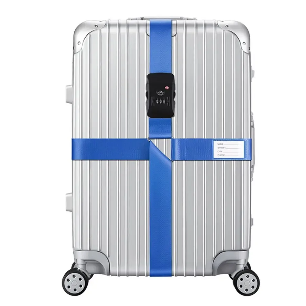 sangles de corde réglables pour valise de voyage, sangles tsa, mot de passe, peintures, serrure, ceinture croisée, accessoires